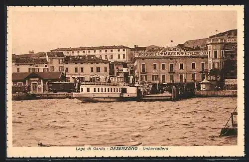 AK Desenzano /Lago di Garda, Imbarcadero