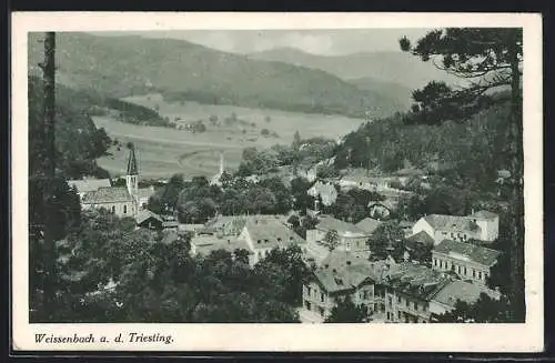AK Weissenbach a.d. Triesting, Ansicht aus der Vogelschau
