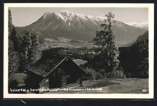 AK Goisern, Goisertal g. Sarstein u. Hallstättersee