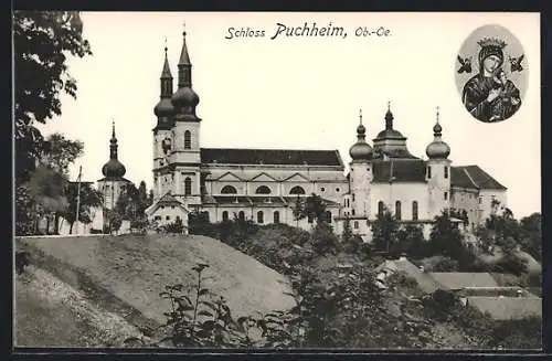 AK Puchheim /Ob.-Oe., Blick auf die Kirche