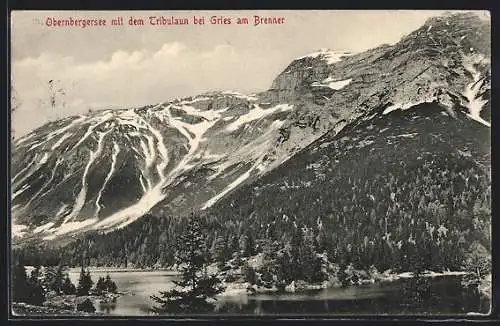 AK Gries am Brenner, Obernbergersee mit dem Tribulaun