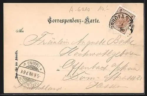 AK Innsbruck, Stadtansicht mit Bergpanorama