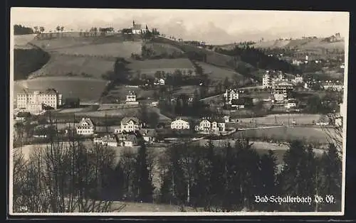 AK Bad Schallerbach /Ob. Öst., Ortsansicht aus der Vogelschau