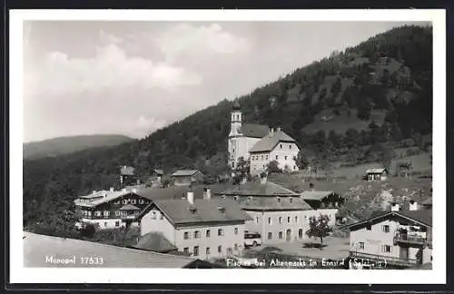 AK Flachau bei Altenmarkt, Teilansicht mit Kirche