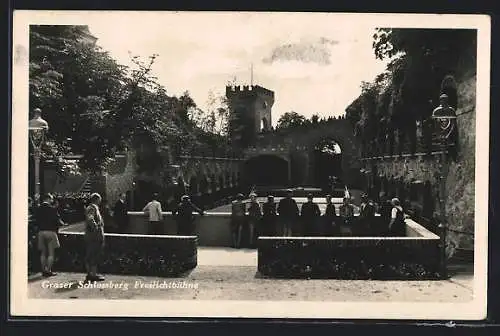 AK Graz, Freilichtbühne auf dem Schlossberg