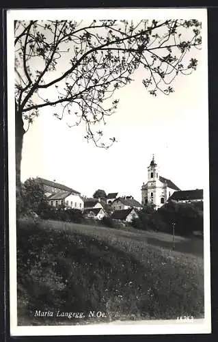 AK Maria Langegg /N.Oe., Blick auf den Ort