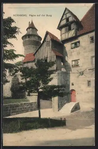 AK Nürnberg, Partie auf der Burg