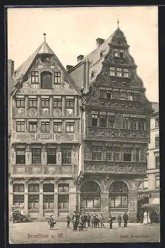 AK Alt-Frankfurt, Café Haus Frauenstein am Römer