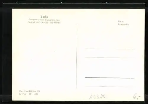 AK Berlin, Zentralfriedhof Friedrichsfelde, Gräber der Grossen Sozialisten