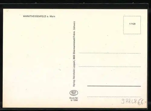 AK Marktheidenfeld a. Main, Flusspartie und Freibad