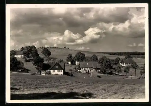 AK Falkenhain / Erzgeb., Teilansicht des Ortes