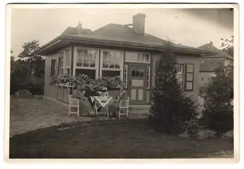 Fotografie unbekannter Fotograf, Ansicht Berlin-Wilhelmshagen, Gartenhaus der Familie Bachmann in Wilhelmshagen, 1939