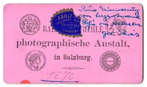 Fotografie Baldi & Würthle, Salzburg, Ansicht Salzburg, der Residenzplatz mit Hofbrunnen