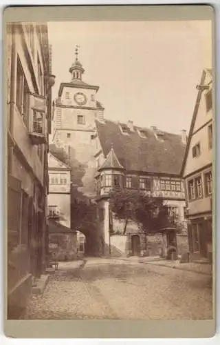 Fotografie K. Herbert, Rothenburg o. T., Ansicht Rothenburg o. T., Partie am weissen Thurm