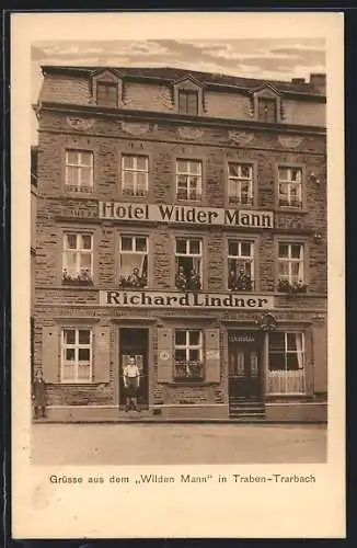 AK Traben-Trarbach, Hotel Wilder Mann von Richard Lindner