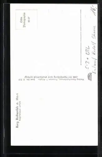 AK Rothenfels am Main, Burg, Kapitelsaal unten