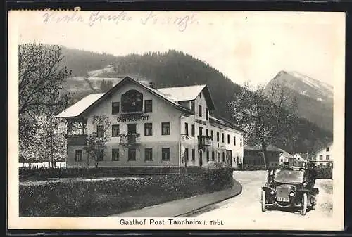 AK Tannheim i. Tirol, Gasthof Post, Auto