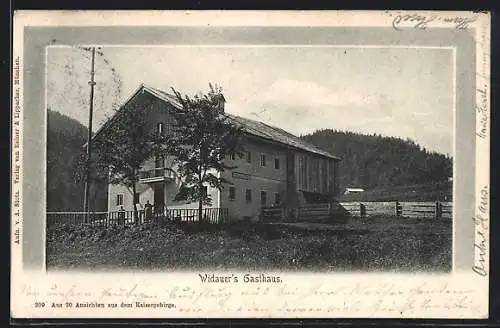 AK Kufstein /Kaisergebirge, Gasthaus Widauer am Hintersteiner See