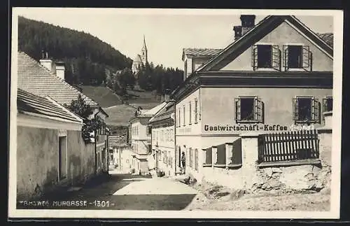 AK Tamsweg, Gasthaus und Café in der Murgasse