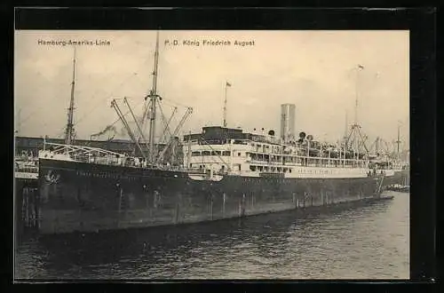 AK Post- und Passagierschiff König Friedrich August