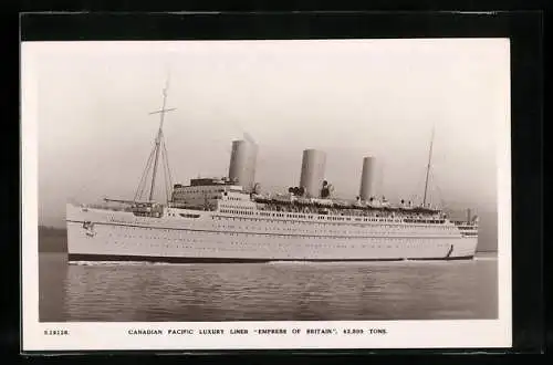 AK Canadian Pacific Luxury Liner Empress of Britain