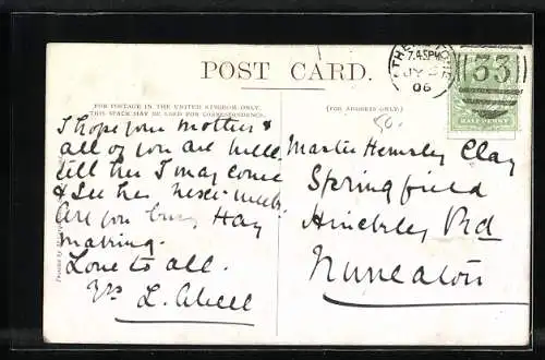 AK Passagierschiff S. S. Connemara vor der Küste, Flagge