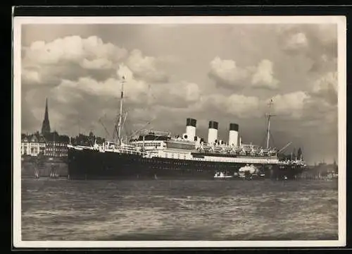 AK Passagierschiff Dampfer Cap Polonio im Hafen