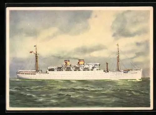 AK Dampfer Milwaukee, Hamburg-Amerika Linie