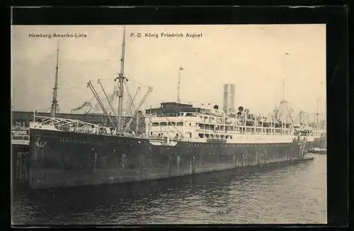 AK Post- und Passagierschiff König Friedrich August