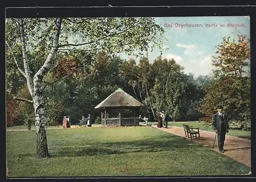 AK Bad Oeynhausen, Partie im Kurpark