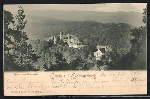 AK Schwarzburg, Schloss v. Helenensitz