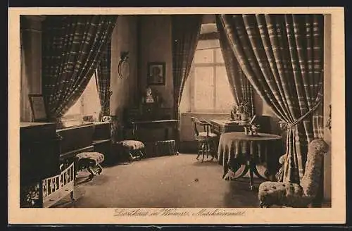 AK Weimar, Musikzimmer im Haus des Musikers Liszt
