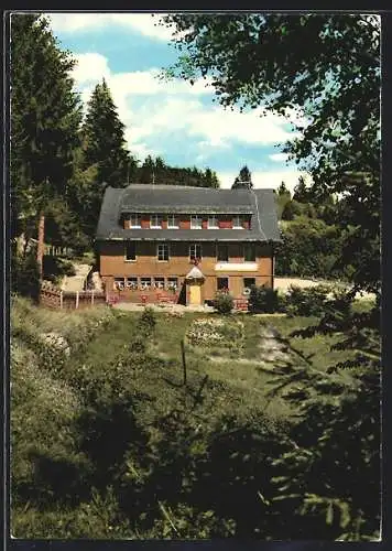 AK Urberg-Schwand /Schwarzwald, Das Schullandheim Hans-Thoma-Gymnasium