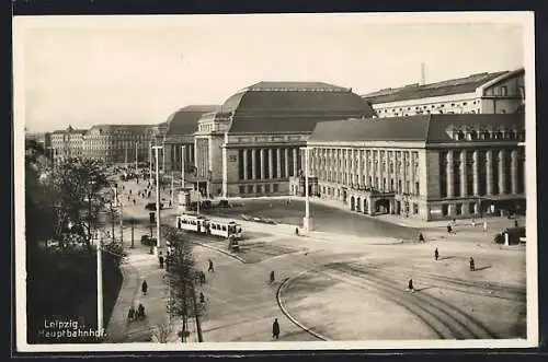 AK Leipzig, Ausblick auf den Hauptbahnhof