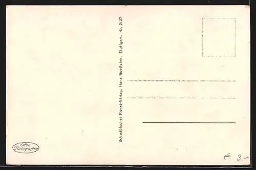 AK Stuttgart, Vorderansicht Hauptbahnhof, Strassenbahn