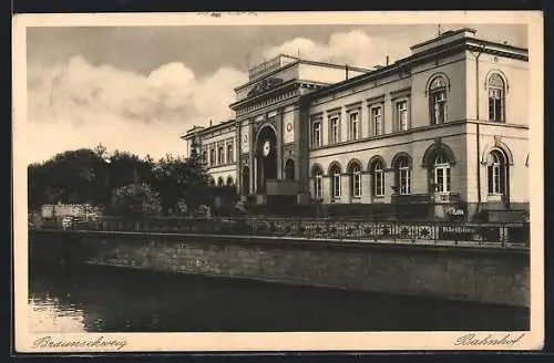 AK Braunschweig, Blick zum Bahnhof