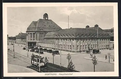 AK Dortmund, Hauptbahnhof, Strassenbahn