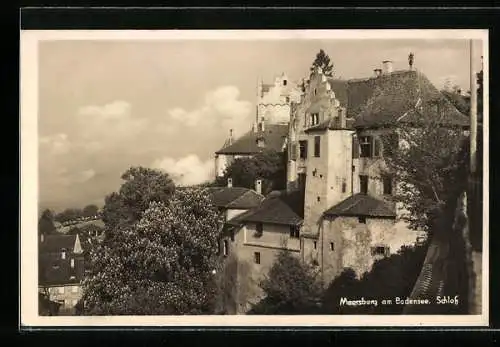 AK Meersburg am Bodensee, Blick zum Schloss