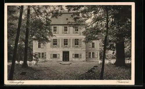 AK Schwarzburg, Jagdschloss Fasanerie im Hochwald