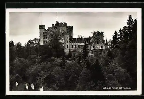 AK Hohenschwangau, Blick auf das Schloss