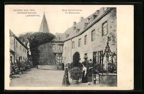 AK Lennethal, Burg Hohenlimburg, Im Schlosshof