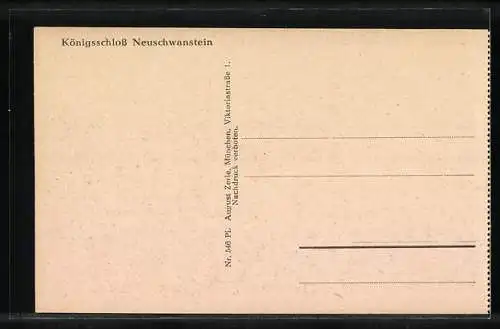 AK Ansicht von Königsschloss Neuschwanstein