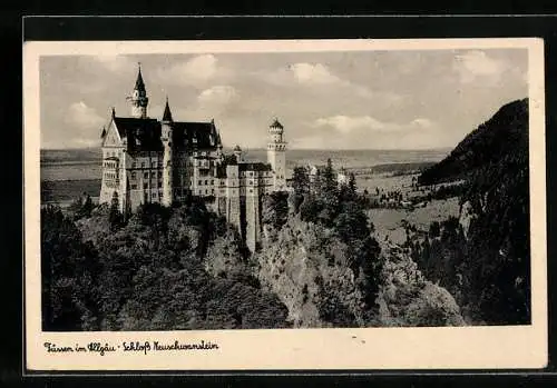 AK Füssen im Allgäu, Schloss Neuschwanstein