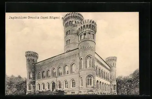 AK Binz, Jagdschloss Granitz, Aussenansicht