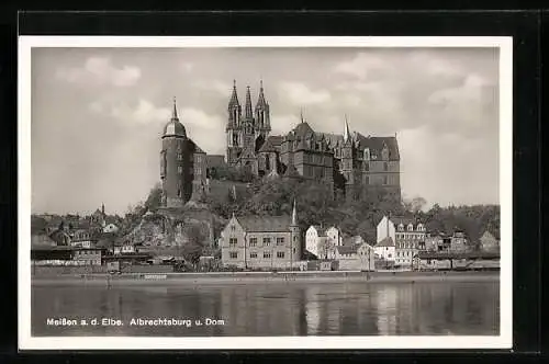 AK Meissen a. d. Elbe, Albrechtsburg u. Dom