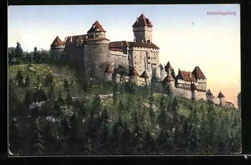AK Hohkönigsburg, Ansicht von unten