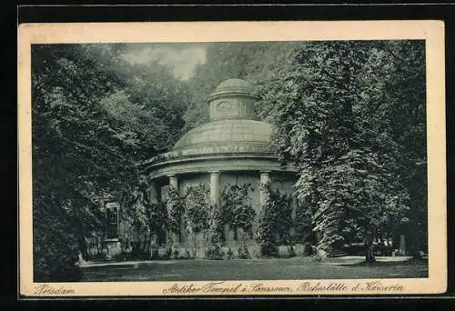 AK Potsdam, Antiker Tempel, Ruhestätte der Kaiserin