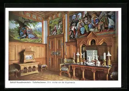 AK Schloss Neuschwanstein, Toilettenzimmer