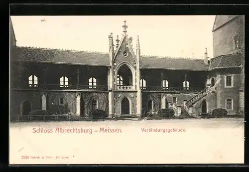 AK Meissen, Schloss Albrechtsburg, Verbindungsgebäude