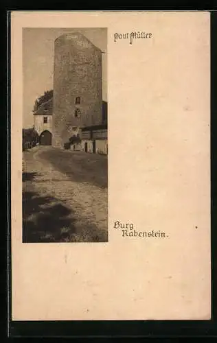 AK Ansicht von der Burg Rabenstein